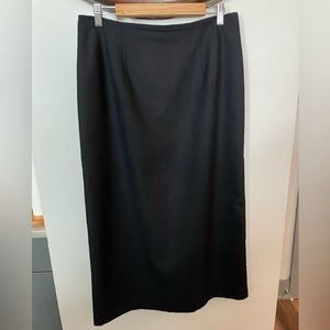 WOOL BOOT LENGTH SKIRT